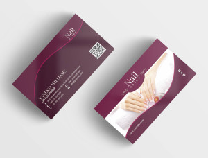 business cards for nail salon